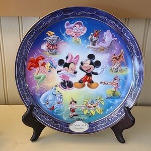 Vintage Share the Laughter Disney Bradford Exchange Limited Edition Plate